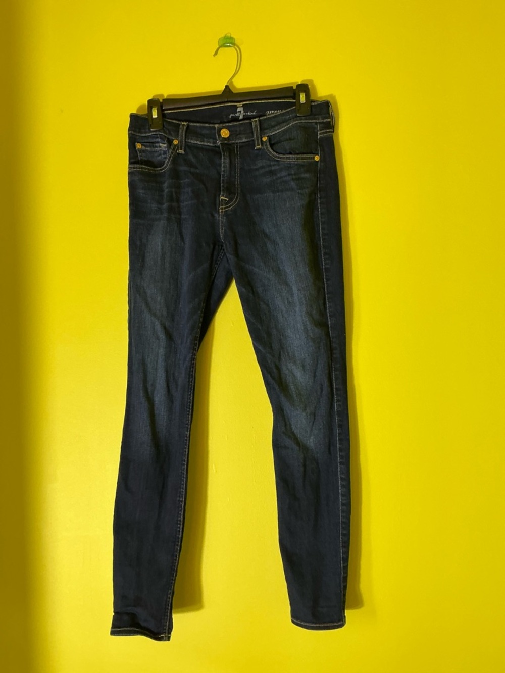 7 For All Mankind women's skinny jeans - dark wash